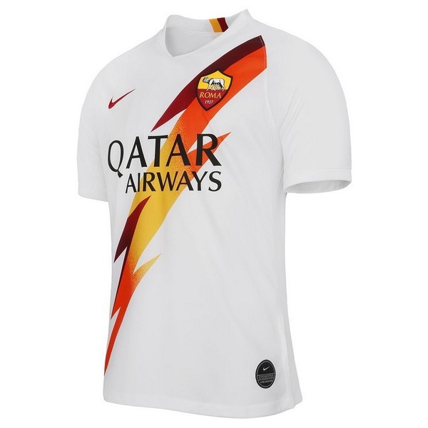 Camiseta AS Roma Replica Segunda Ropa 2019/20 Blanco